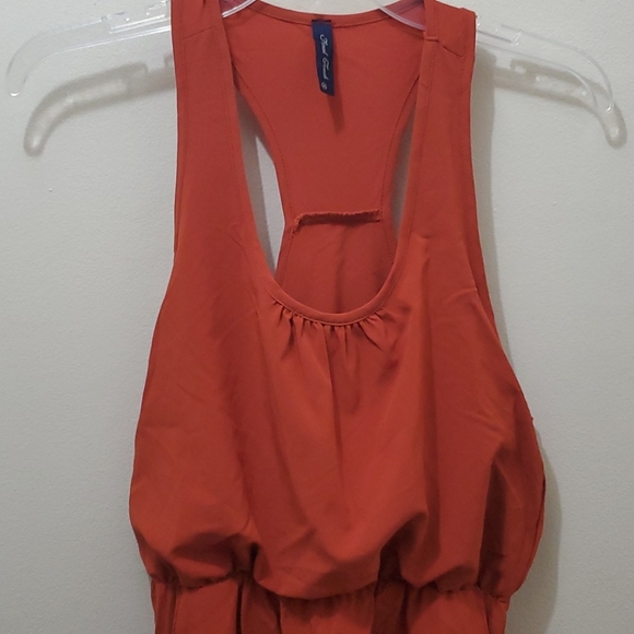 ⚫2 for $30⚫ FINAL TOUCH - DARK ORANGE DRESS - Picture 3 of 6